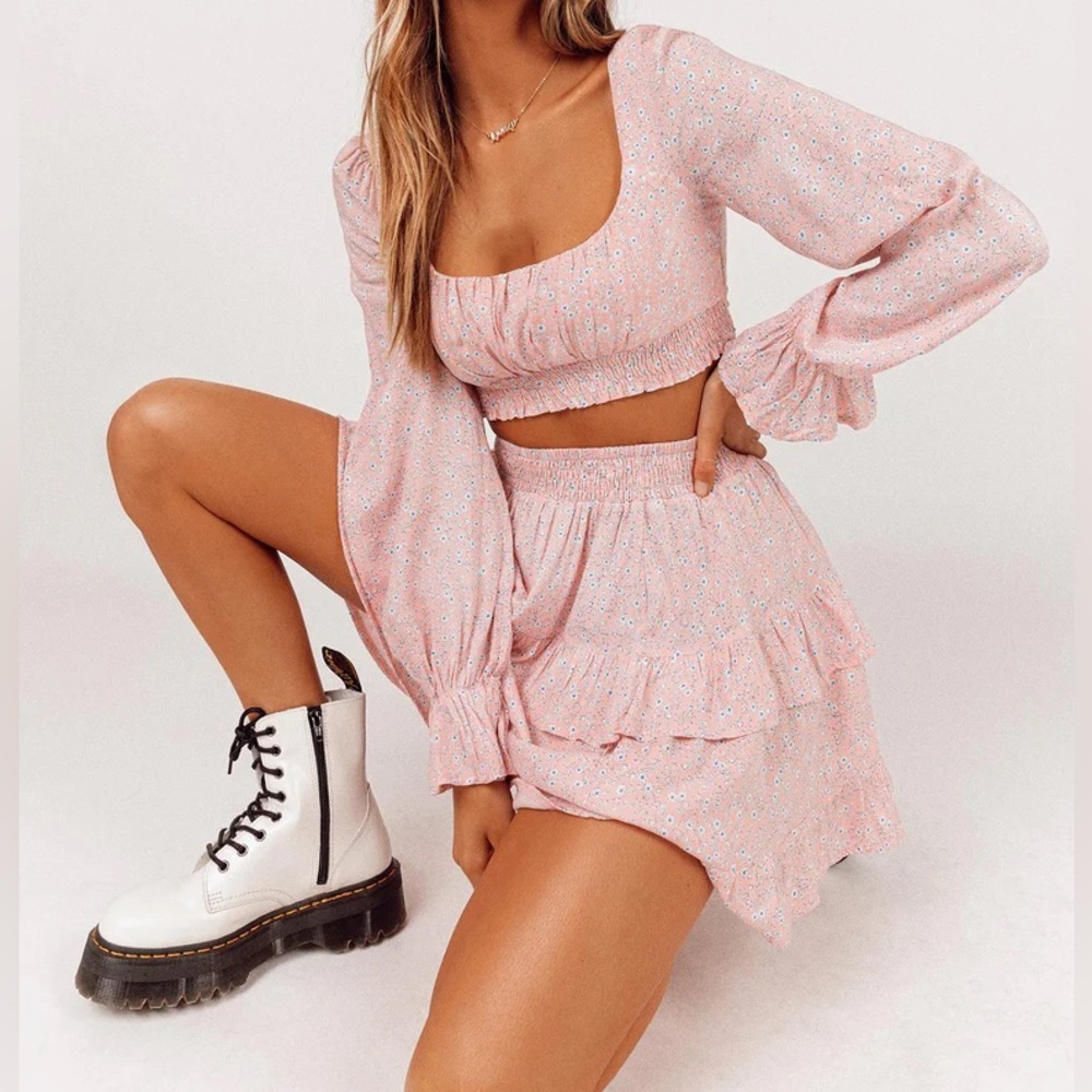 Princess Polly Susana set in blush